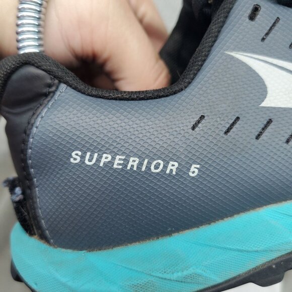 Altra Shoes Womens Size 6.5 Navy Blue Textile Superior 5 Anatomical Sneakers - Picture 8 of 11